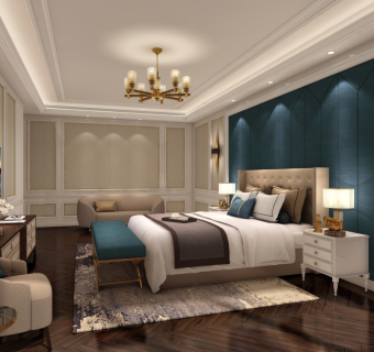 别墅客房，别墅主卧，别墅卧室，酒店客房，大床房，家居客房，简欧客房，豪华客房，豪华卧室